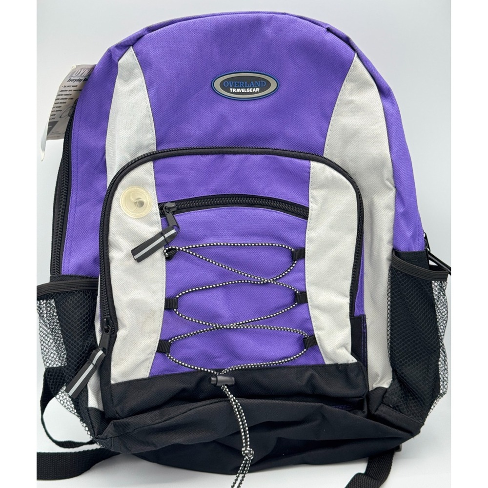 Overland Travelgear Dyna-Motion Backpack - Purple - 18 IN - NEW With Tags